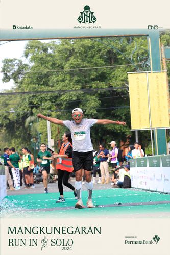 Race photo from Mangkunegaran Run 2024