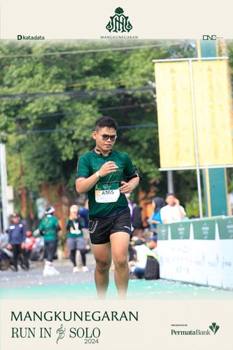 Race photo from Mangkunegaran Run 2024