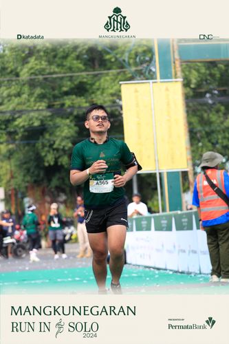 Race photo from Mangkunegaran Run 2024
