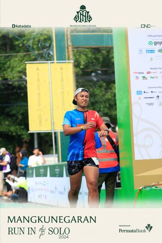 Race photo from Mangkunegaran Run 2024