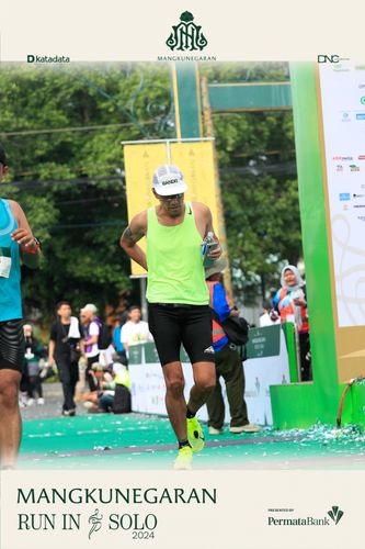 Race photo from Mangkunegaran Run 2024