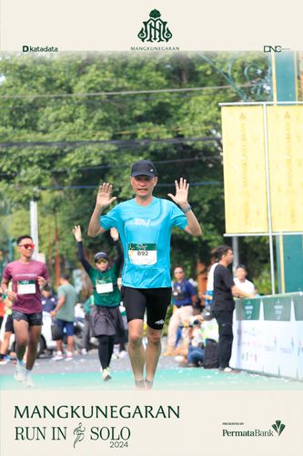 Race photo from Mangkunegaran Run 2024