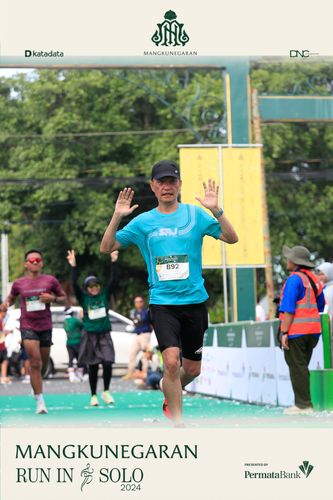 Race photo from Mangkunegaran Run 2024