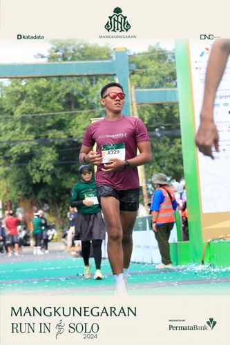 Race photo from Mangkunegaran Run 2024