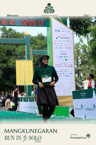 Race photo from Mangkunegaran Run 2024