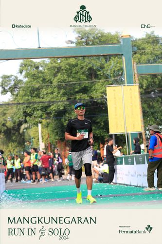 Race photo from Mangkunegaran Run 2024