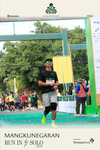 Race photo from Mangkunegaran Run 2024