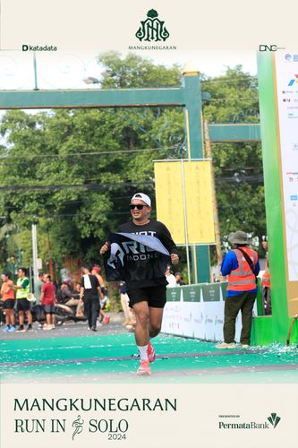 Race photo from Mangkunegaran Run 2024