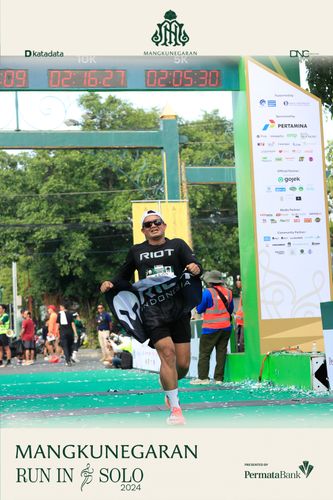 Race photo from Mangkunegaran Run 2024