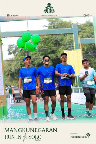 Race photo from Mangkunegaran Run 2024