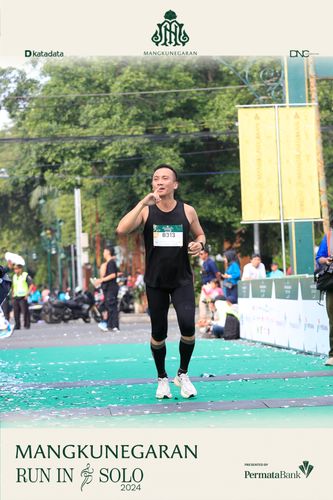 Race photo from Mangkunegaran Run 2024