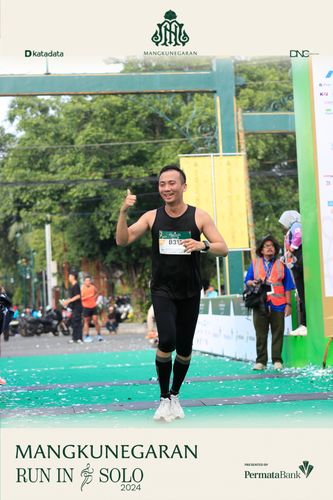 Race photo from Mangkunegaran Run 2024