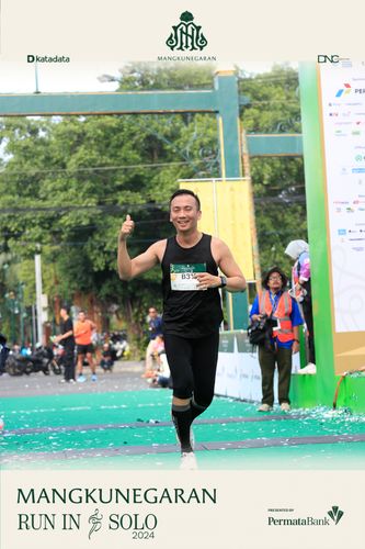 Race photo from Mangkunegaran Run 2024