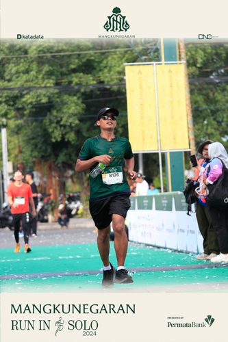 Race photo from Mangkunegaran Run 2024