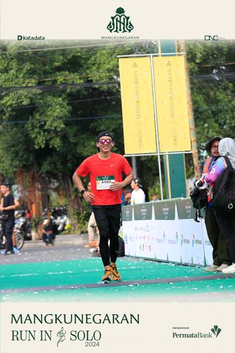 Race photo from Mangkunegaran Run 2024