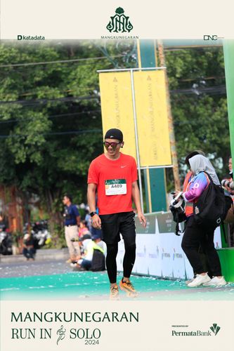Race photo from Mangkunegaran Run 2024