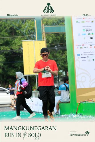 Race photo from Mangkunegaran Run 2024