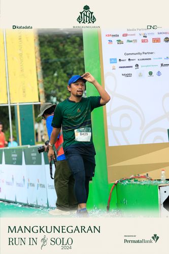 Race photo from Mangkunegaran Run 2024