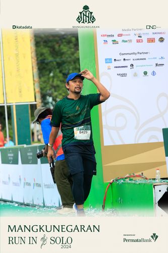 Race photo from Mangkunegaran Run 2024