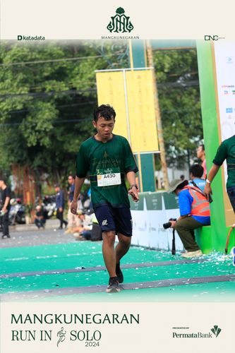 Race photo from Mangkunegaran Run 2024