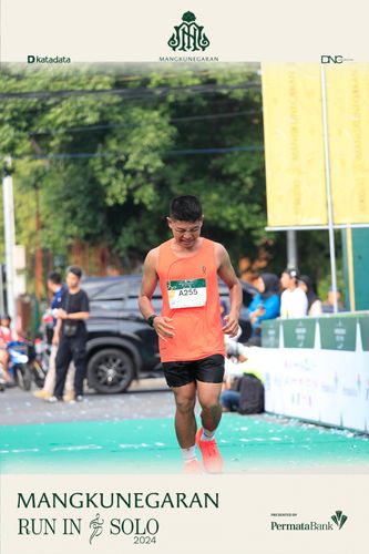 Race photo from Mangkunegaran Run 2024