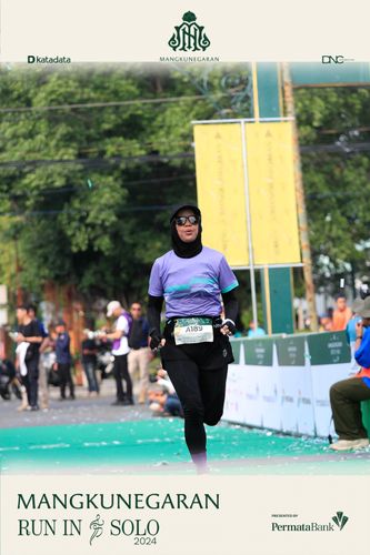Race photo from Mangkunegaran Run 2024