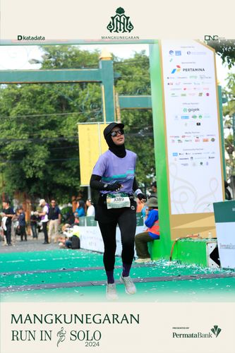 Race photo from Mangkunegaran Run 2024