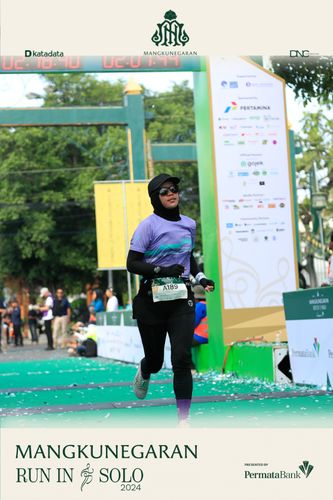 Race photo from Mangkunegaran Run 2024