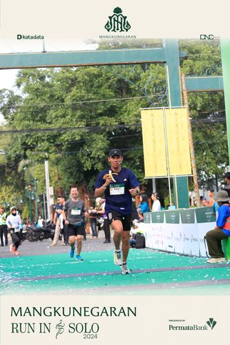 Race photo from Mangkunegaran Run 2024