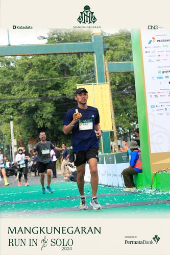 Race photo from Mangkunegaran Run 2024