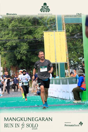 Race photo from Mangkunegaran Run 2024