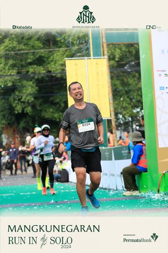 Race photo from Mangkunegaran Run 2024