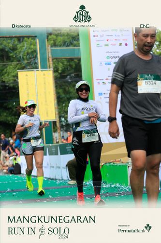 Race photo from Mangkunegaran Run 2024