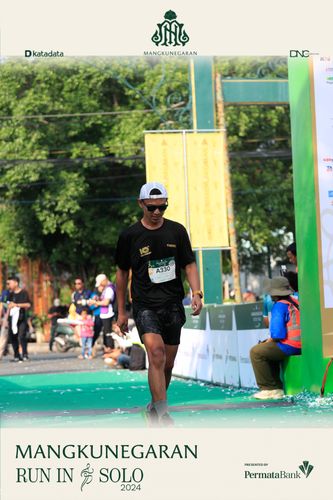 Race photo from Mangkunegaran Run 2024