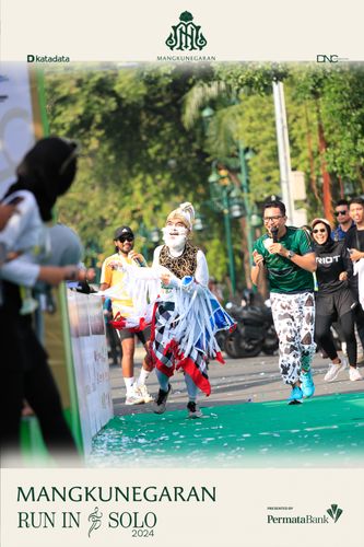 Race photo from Mangkunegaran Run 2024