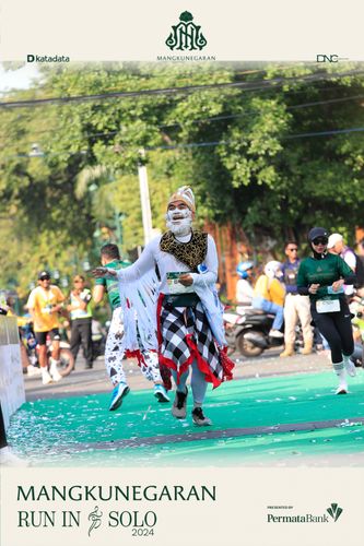 Race photo from Mangkunegaran Run 2024