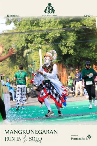 Race photo from Mangkunegaran Run 2024