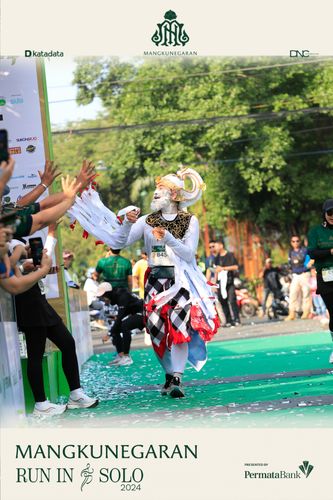 Race photo from Mangkunegaran Run 2024