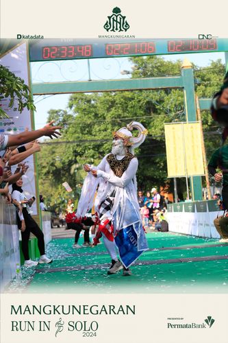 Race photo from Mangkunegaran Run 2024