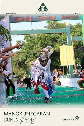 Race photo from Mangkunegaran Run 2024