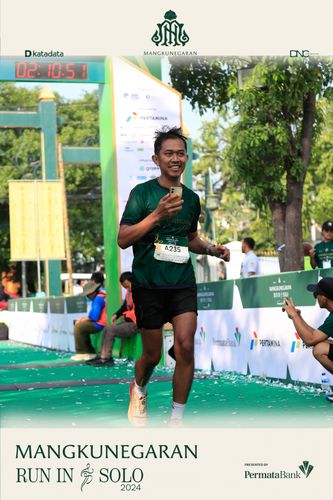 Race photo from Mangkunegaran Run 2024