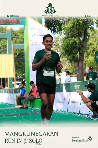 Race photo from Mangkunegaran Run 2024