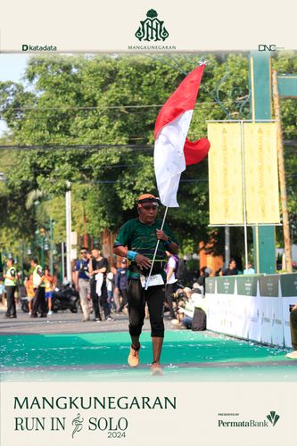 Race photo from Mangkunegaran Run 2024