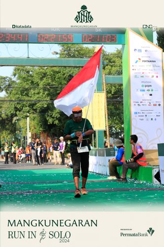 Race photo from Mangkunegaran Run 2024