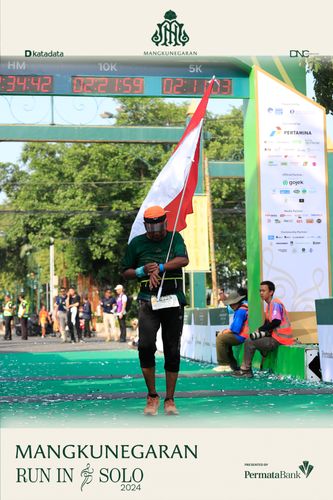 Race photo from Mangkunegaran Run 2024