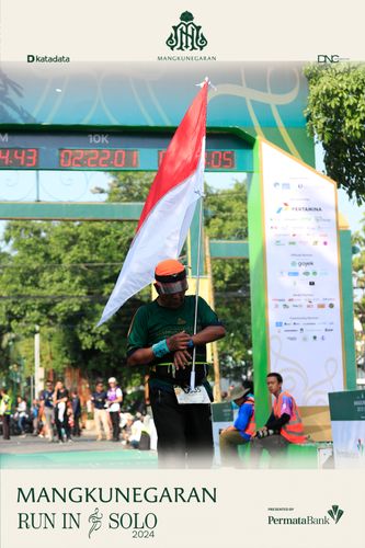 Race photo from Mangkunegaran Run 2024