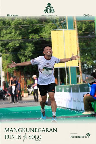 Race photo from Mangkunegaran Run 2024