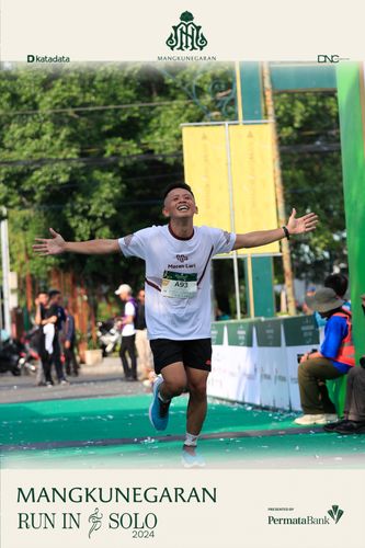 Race photo from Mangkunegaran Run 2024