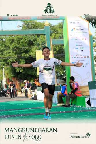 Race photo from Mangkunegaran Run 2024