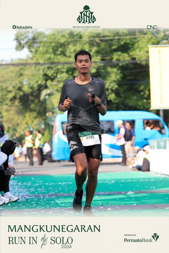 Race photo from Mangkunegaran Run 2024
